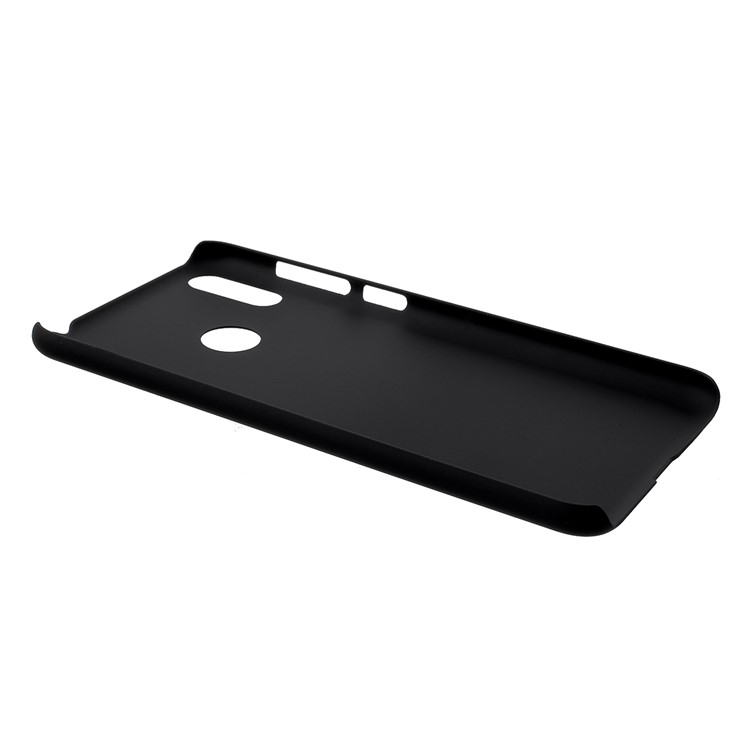 Capas de PC Dura de Goma Para Huawei Y7 (2019) - Negro