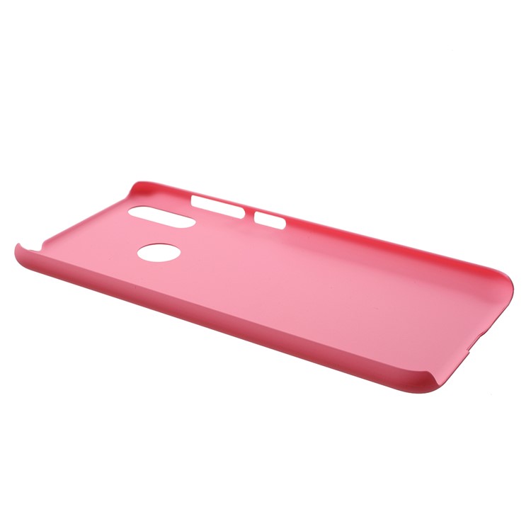 Rubberized Hard PC Shell for Huawei Y7 (2019) - Pink-3