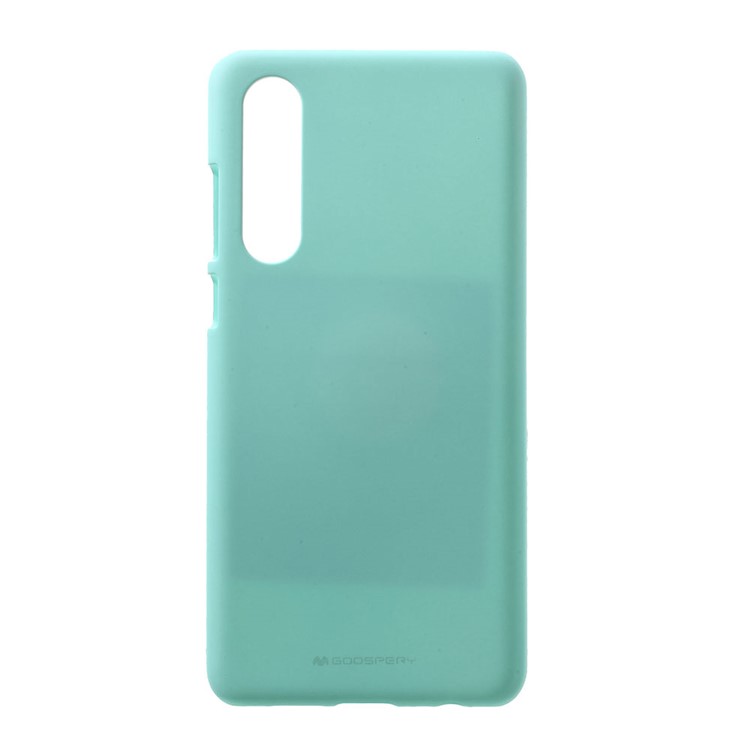 MERCURY GOOSPERY Soft Feeling Jelly Phone Shell Cover for Huawei P30 - Cyan-1