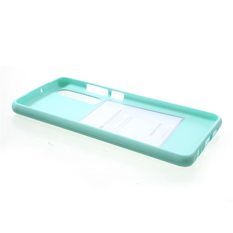 MERCURY GOOSPERY Soft Feeling Jelly Phone Shell Cover for Huawei P30 - Cyan-4