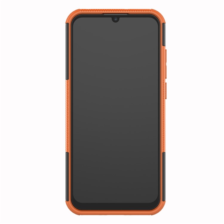 Anti-Rutsch-PC + TPU-Hybridkoffer Mit Ständer Für Huawei Honor 8A / Y6 (2019) - Orange-3