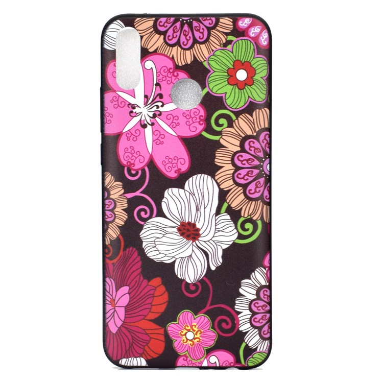 Pattern Printing Soft TPU Mobile Cover for Huawei Honor 8A - Beautiful Flowers-2