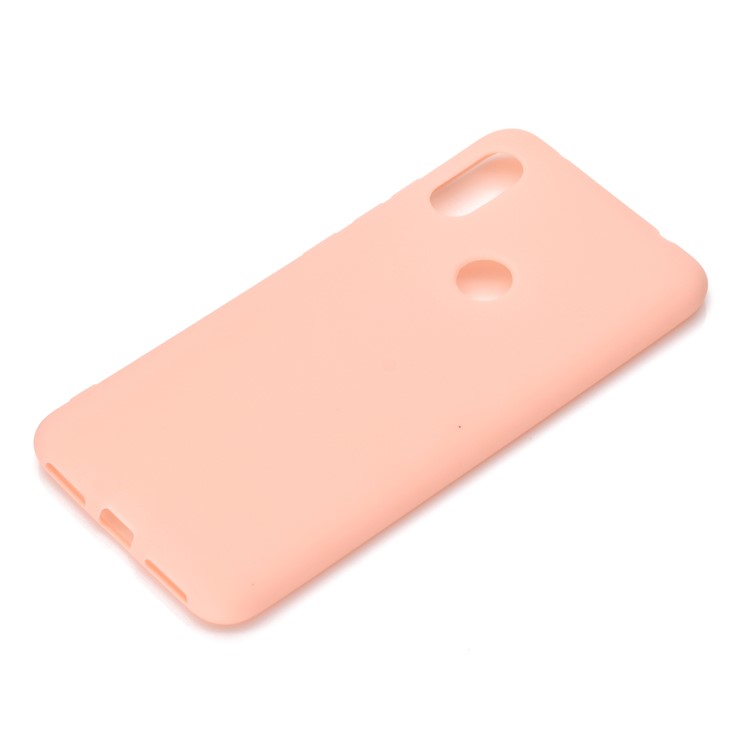 Caixa de TPU Fosca Macia Para Huawei Honor 8a - Rosa-3