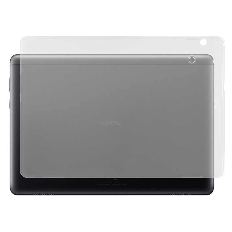 Flexible Clear TPU Tablet Case Cover for Huawei MediaPad T5 10.0 inch-1