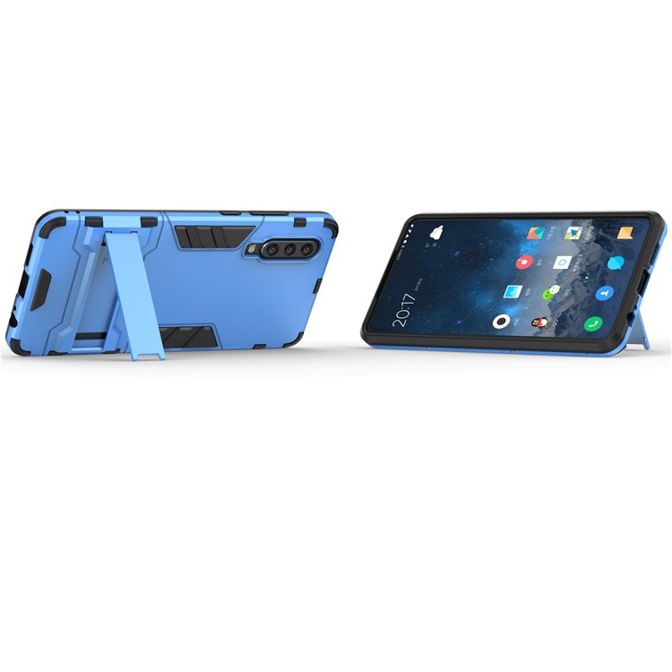 Plastic + TPU Hybrid Case with Kickstand for Huawei P30 - Baby Blue-5