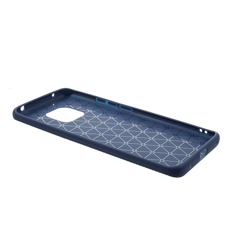 For Huawei Mate 20 Pro Litchi Grain TPU Mobile Back Case - Blue-5