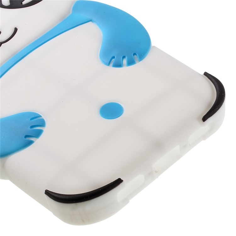 For Huawei P9 Lite Cute 3D Panda Silicone Back Case - Blue-5