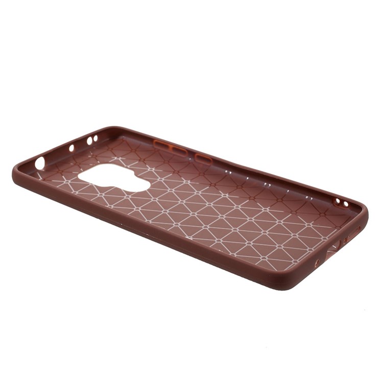 For Huawei Mate 20 Litchi Grain TPU Cell Phone Case Accessory - Brown-3