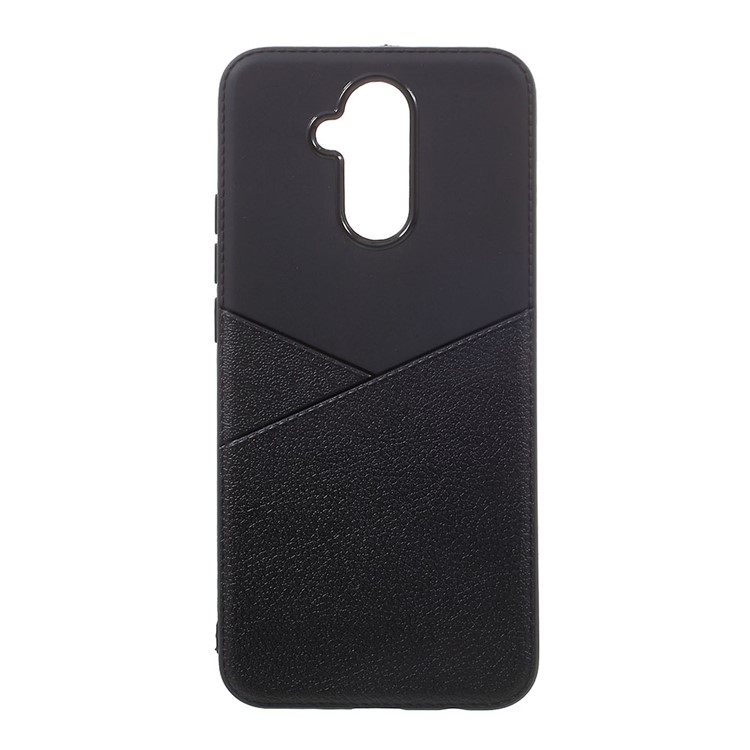 For Huawei Mate 20 Lite Litchi Grain TPU Mobile Phone Cover Shell - Black-1
