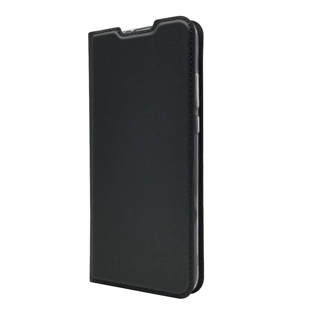 Custodia di Scheda in Pelle ad Adsorbimento Magnetico Per Huawei P30 Lite - Nero