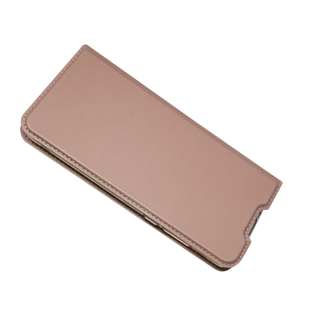 Magnetic Adsorption Leather Card Slot Case for Huawei P30 Lite - Rose Gold-3