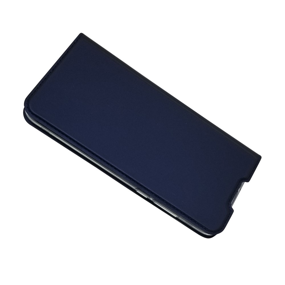 Custodia di Scheda in Pelle ad Adsorbimento Magnetico Per Huawei P30 Lite - Blu Scuro-3