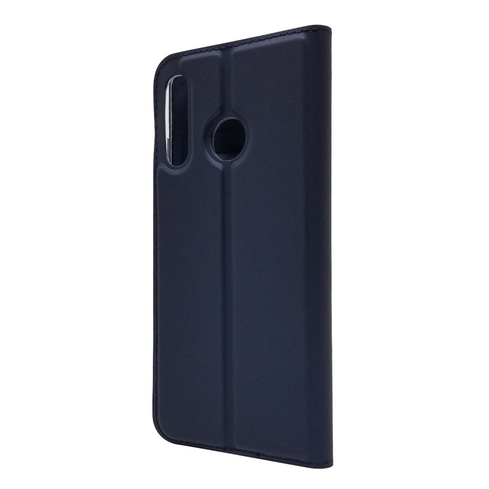 Custodia di Scheda in Pelle ad Adsorbimento Magnetico Per Huawei P30 Lite - Blu Scuro-8