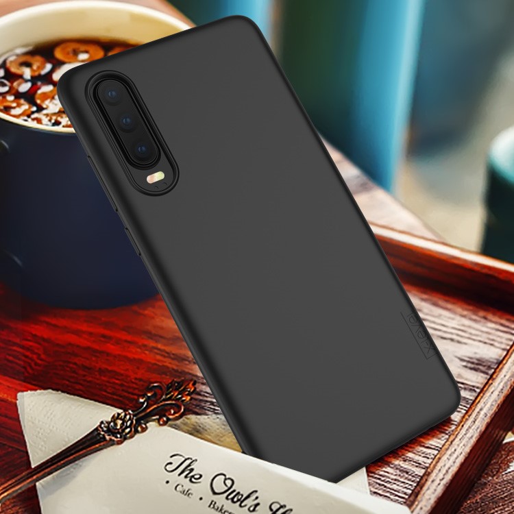 X-LEVEL Ultra-thin Matte TPU Phone Case Cover for Huawei P30 - Black-1