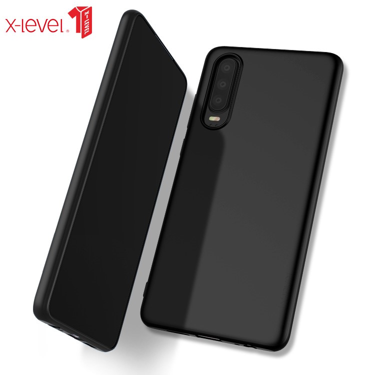 X-LEVEL Ultra-thin Matte TPU Phone Case Cover for Huawei P30 - Black-2