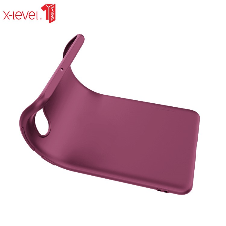 X-LEVEL Ultra-thin Matte TPU Phone Case Cover for Huawei P30 - Wine Red-3
