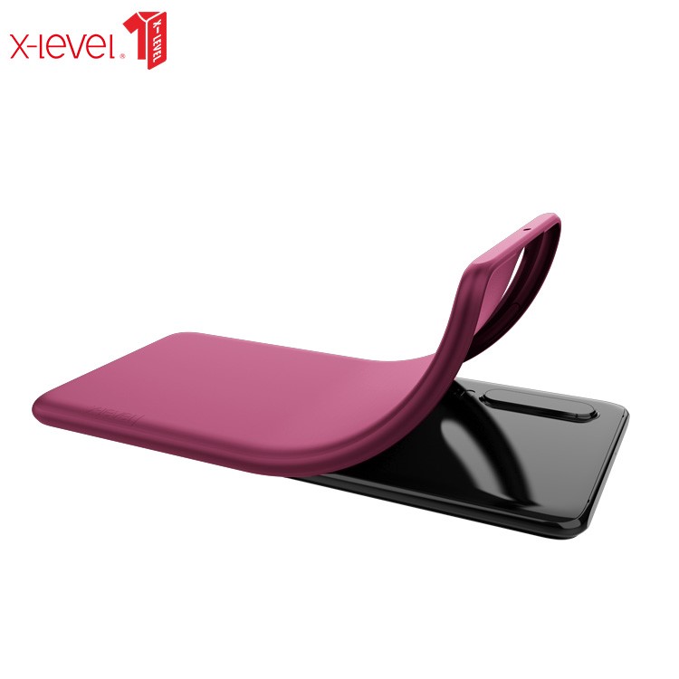 X-LEVEL Ultra-thin Matte TPU Phone Case Cover for Huawei P30 - Wine Red-4