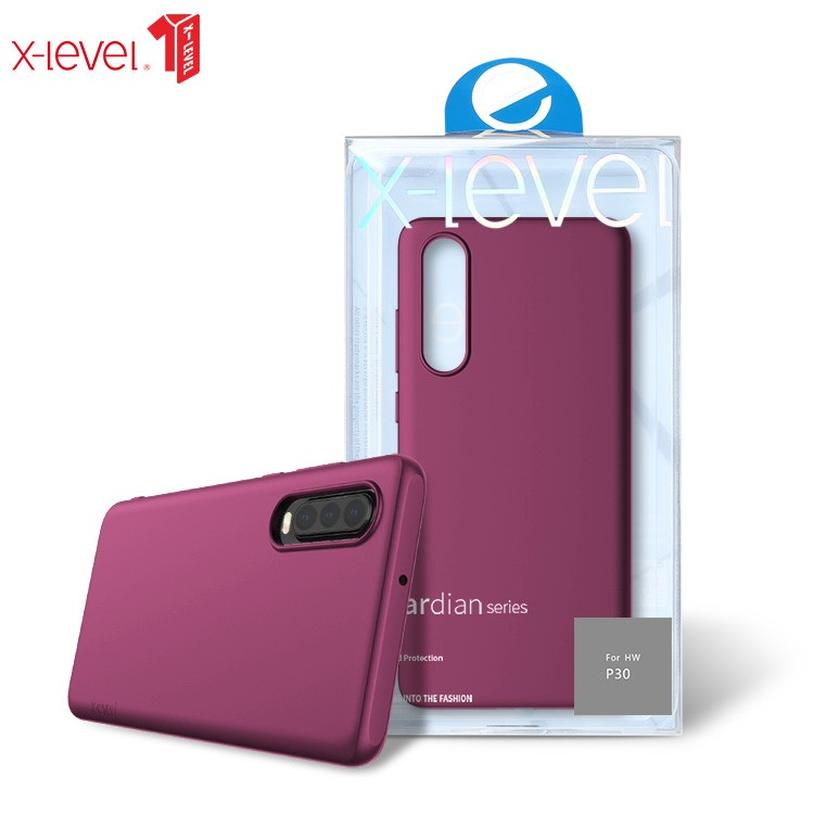 X-LEVEL Ultra-thin Matte TPU Phone Case Cover for Huawei P30 - Wine Red-6