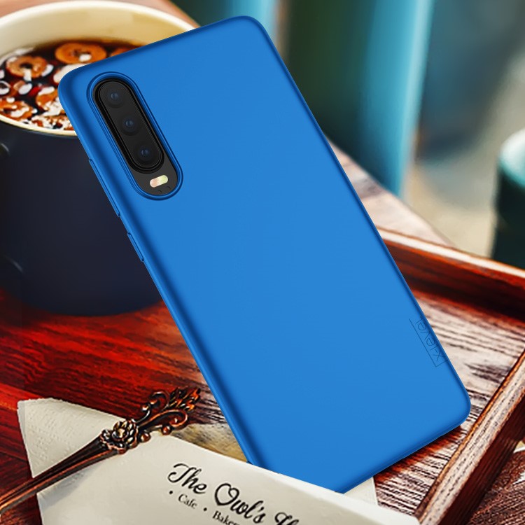 X-LEVEL Ultra-thin Matte TPU Phone Case Cover for Huawei P30 - Blue-1