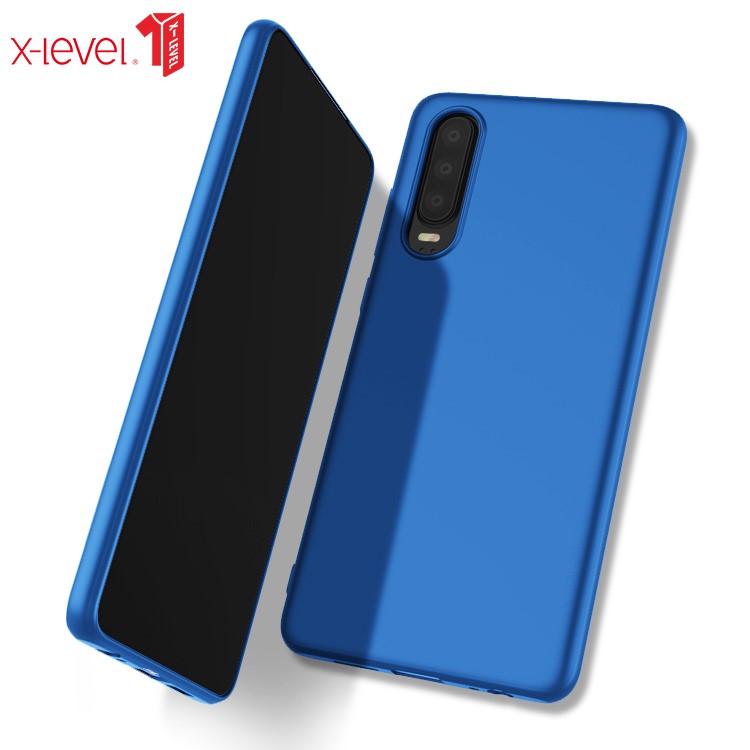 X-LEVEL Ultra-thin Matte TPU Phone Case Cover for Huawei P30 - Blue-2