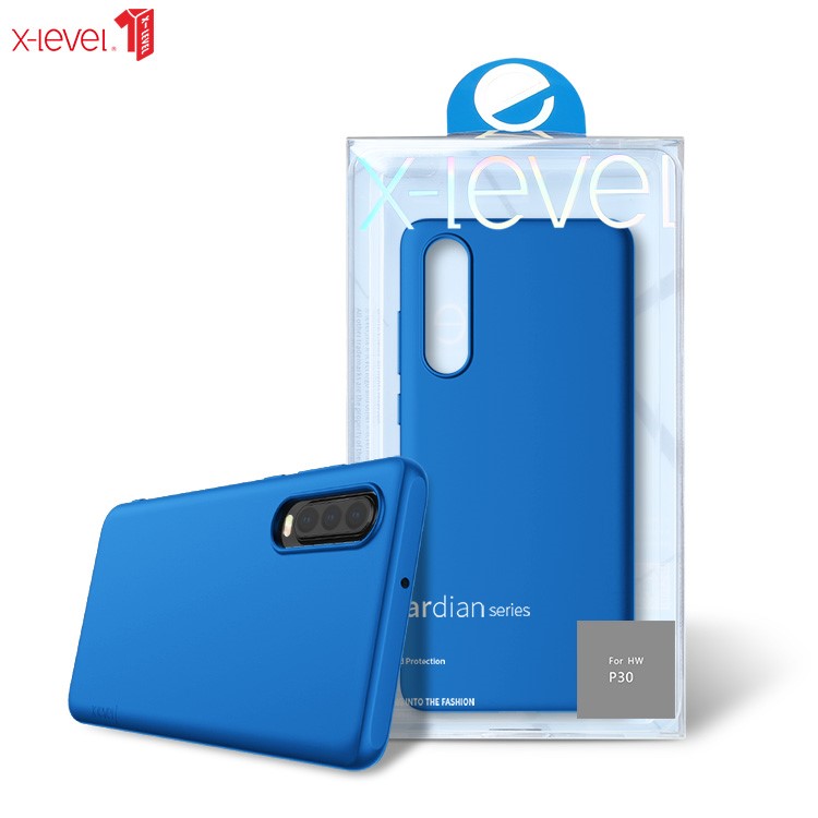 X-LEVEL Ultra-thin Matte TPU Phone Case Cover for Huawei P30 - Blue-6
