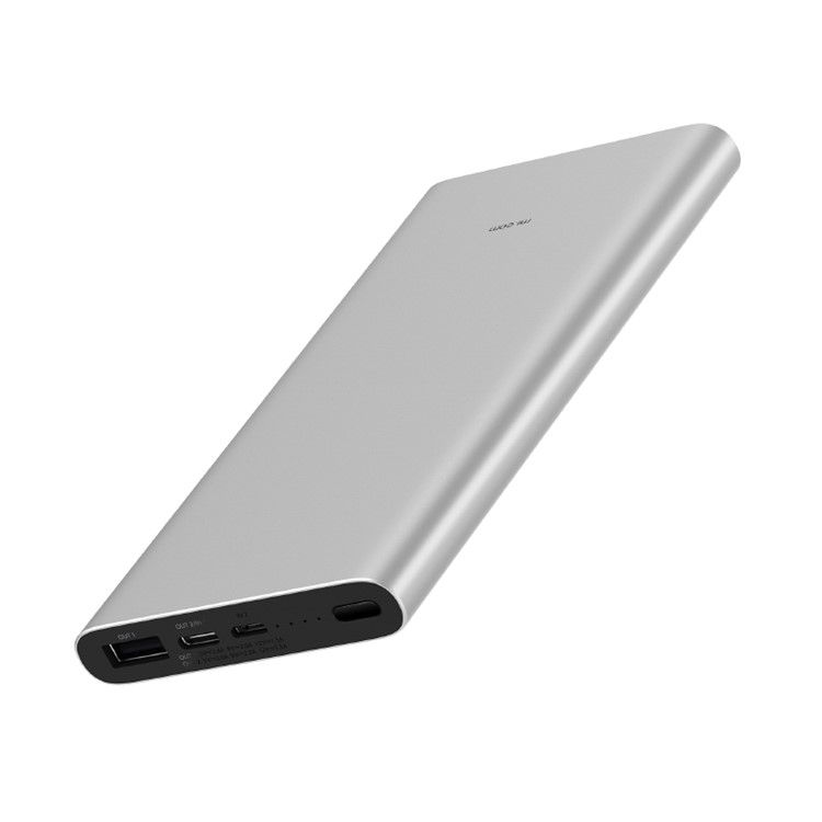 XIAOMI Mobile Power Bank 3 10000mAh 18W Quick Charge External Battery for iPhone Samsung Xiaomi, etc - Silver-2