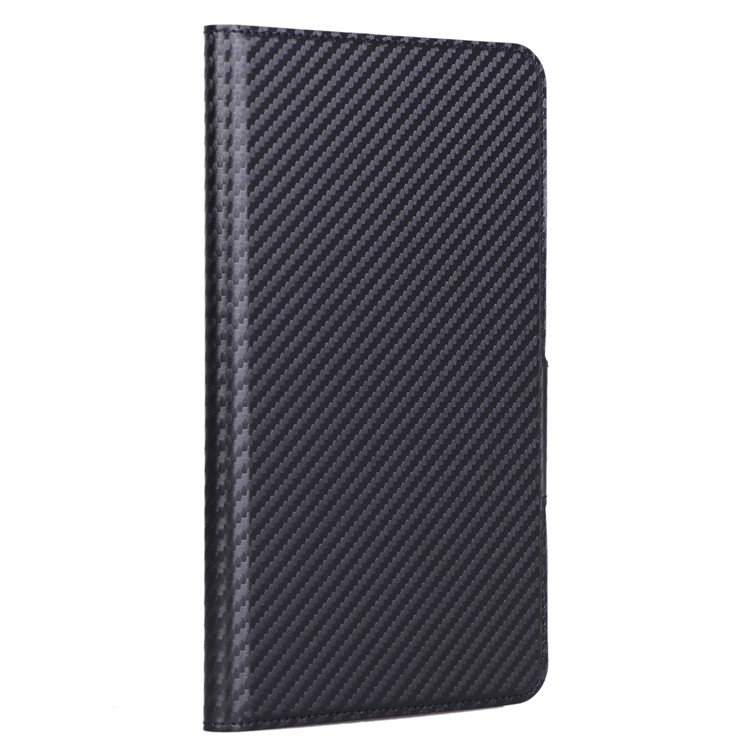 WY-1595A Carbon Fiber Texture PU Leather Stand Casing for Huawei Honor WaterPlay 8 inch D-02K (Japan) - Black-7