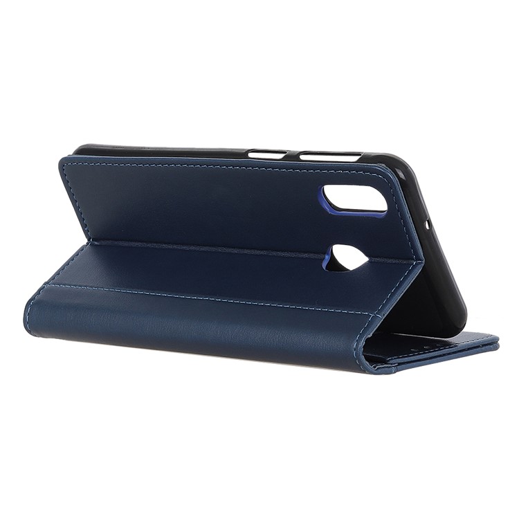 PU Leather Mobile Phone Case with Wallet Stand for Huawei Y6 (2019) - Dark Blue-7