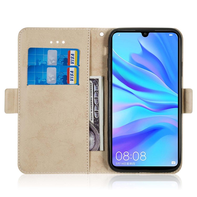Retro Style PU Leather Flip Cover for Huawei P30 Lite / nova 4e - Pink-8