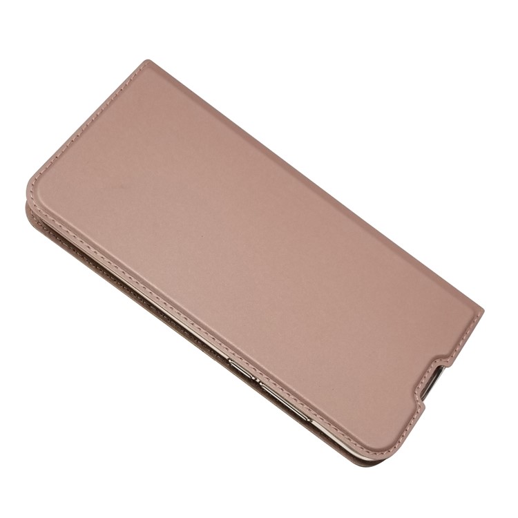 Magnetic Adsorption Leather Card Holder Case for Huawei Honor View 20 / Honor V20 - Rose Gold-5