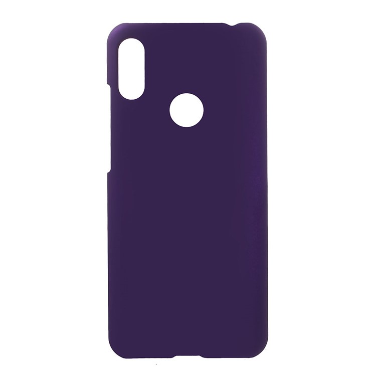 Rubberized Hard PC Case for Huawei Y6 (2019) - Purple-1