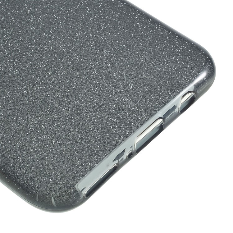 3-in-1 Glittery Powder Paper TPU + PC Hybrid Case Phone Cover for Huawei P30 Lite/nova 4e/P30 lite New Edition - Black-6