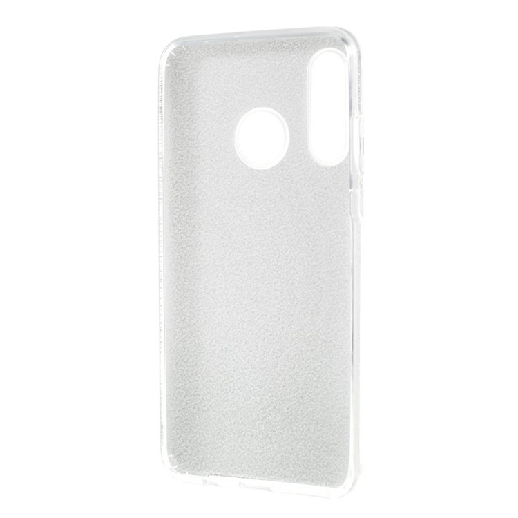 3-in-1 Glittery Powder Paper TPU + PC Hybrid Case Phone Cover for Huawei P30 Lite/nova 4e/P30 lite New Edition - Transparent-4