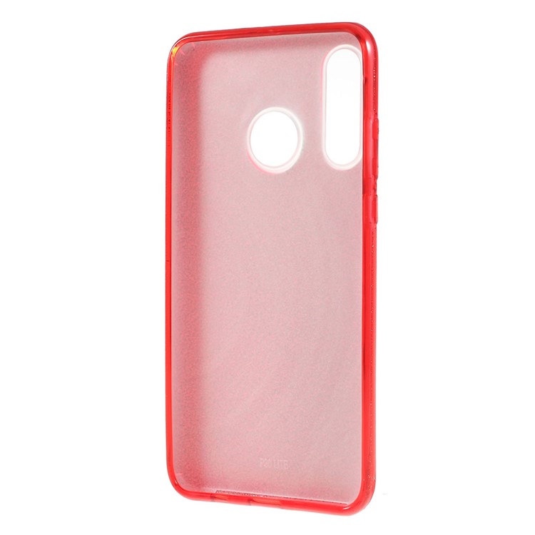 3-in-1 Glittery Powder Paper TPU + PC Hybrid Case Phone Cover for Huawei P30 Lite/nova 4e/P30 lite New Edition - Red-4