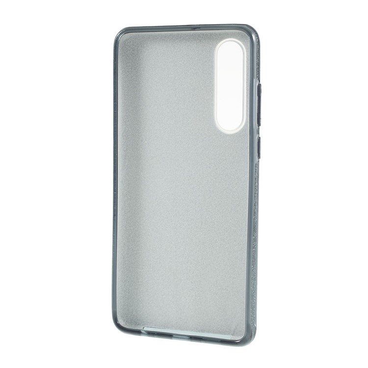 PC TPU Hybrid Case + Flash Powder Paper Cover for Huawei P30 - Black-6