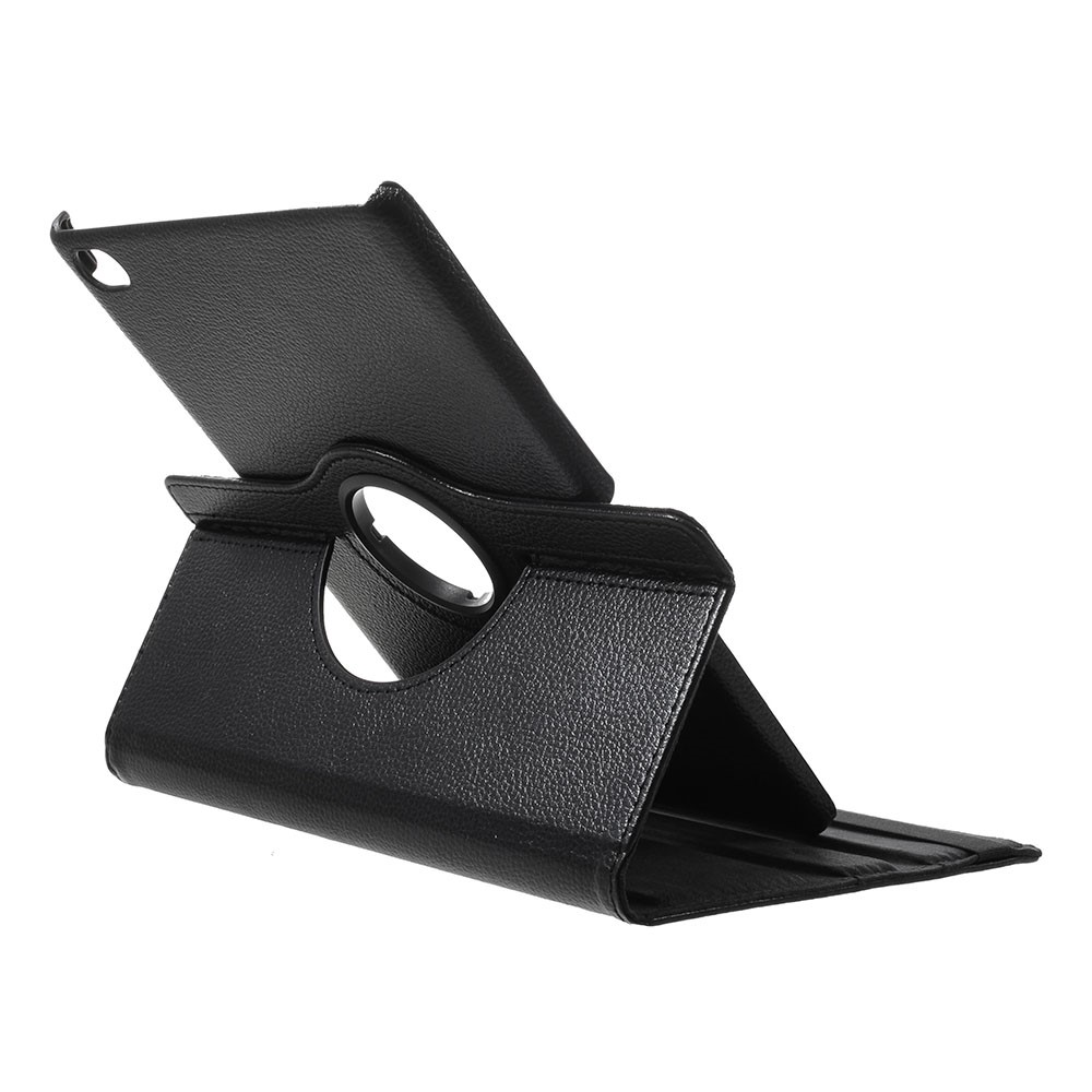 Litchi Texture 360 Degree Rotary Stand Leather Case for Huawei MediaPad M5 lite 10 - Black-3