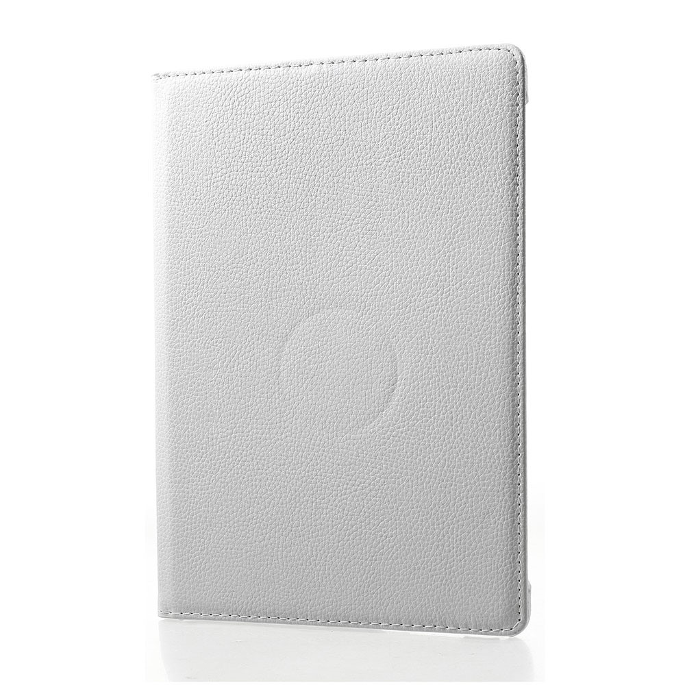 Funda De Cuero De Soporte Rotativo De 360 ​​grados De Litchi Para Huawei MediaPad M5 Lite 10 - Blanco-6