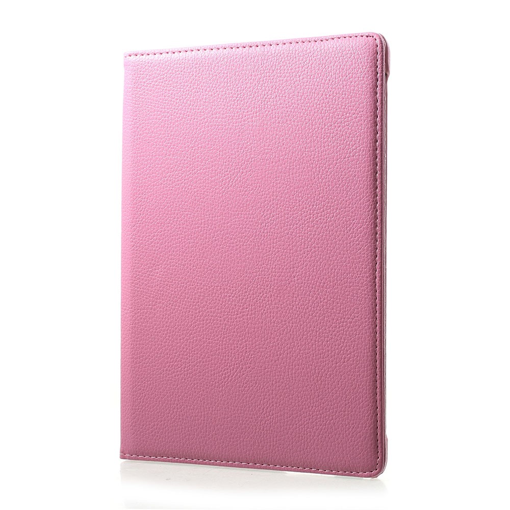 Litchi Texture 360 Degree Rotary Stand Leather Case for Huawei MediaPad M5 lite 10 - Pink-6