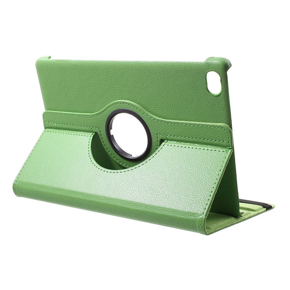 Litchi Texture 360 Degree Rotary Stand Leather Case for Huawei MediaPad M5 lite 10 - Green-2