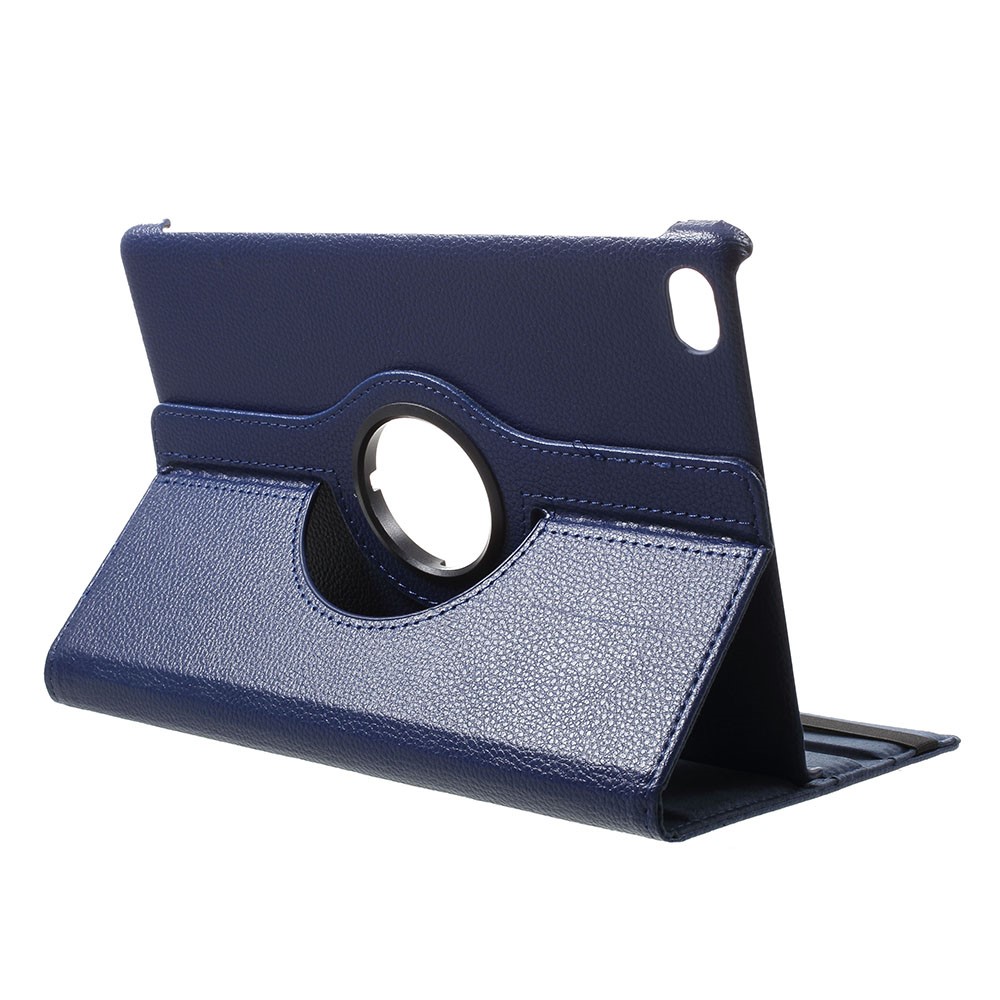 Litchi Texture 360 Degree Rotary Stand Leather Case for Huawei MediaPad M5 lite 10 - Dark Blue-2