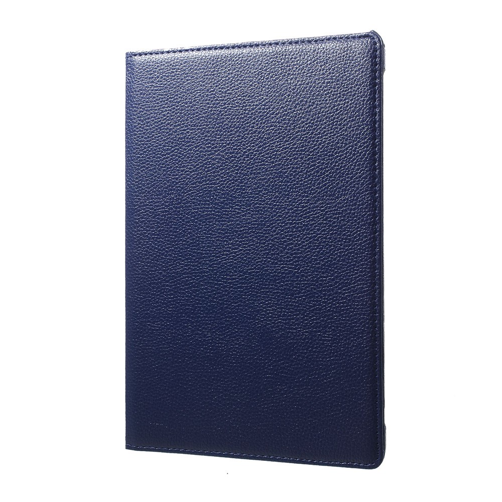 Litchi Texture 360 Degree Rotary Stand Leather Case for Huawei MediaPad M5 lite 10 - Dark Blue-6