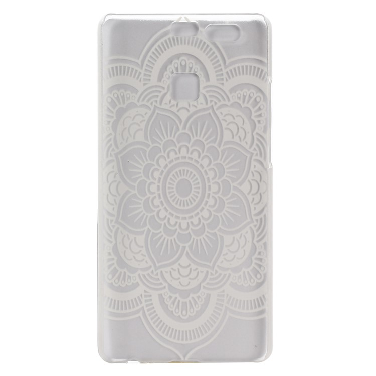 Embossed Hard Shell Case for Huawei P9 - Beautiful Flowers-2