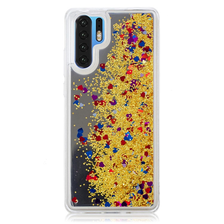 Quicksand Mirror Surface TPU Cover Shell for Huawei P30 Pro - Gold-2