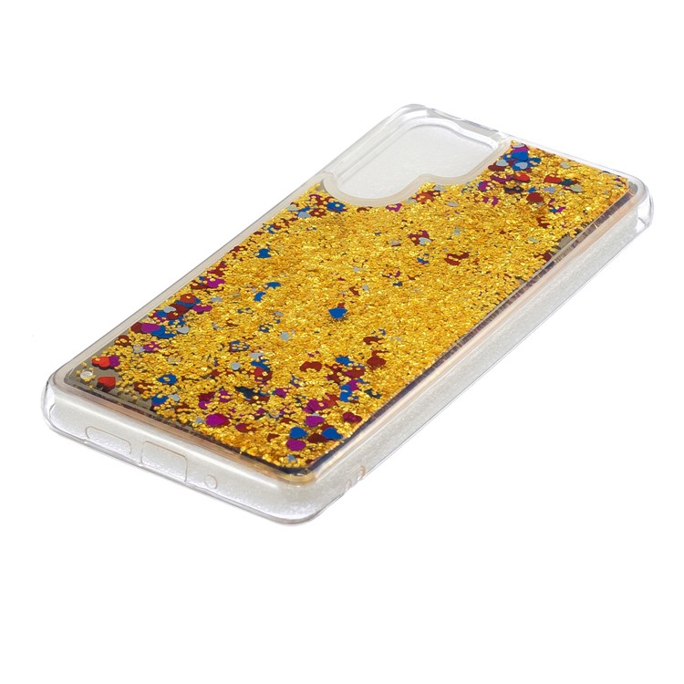 Quicksand Mirror Surface TPU Cover Shell for Huawei P30 Pro - Gold-3