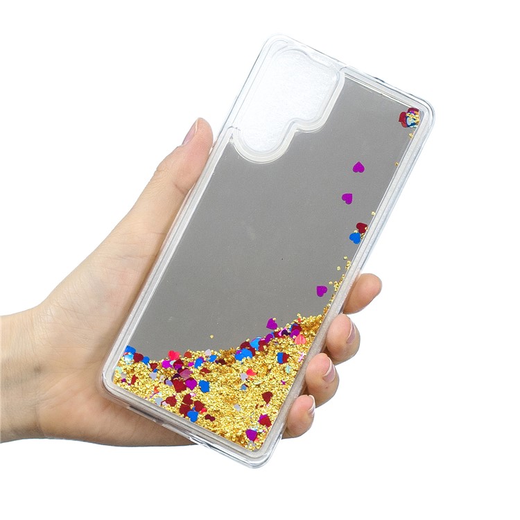 Quicksand Mirror Surface TPU Cover Shell for Huawei P30 Pro - Gold-5