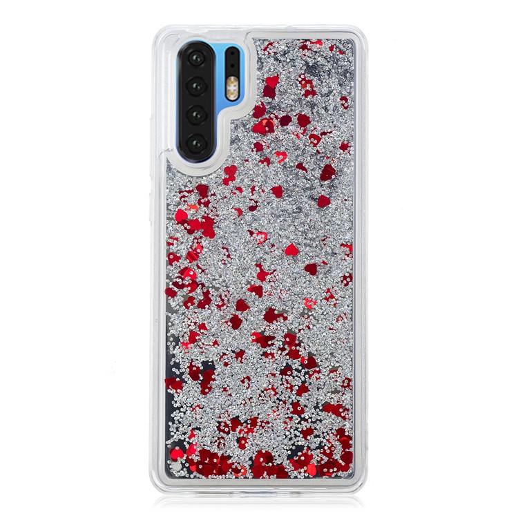 Quicksand Mirror Surface TPU Cover Shell for Huawei P30 Pro - Silver-2