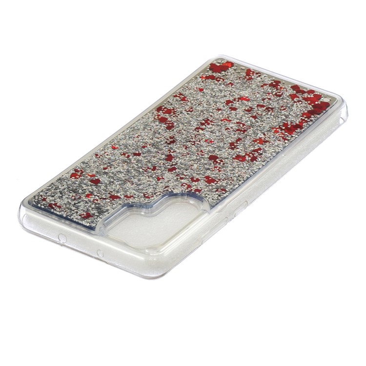 Quicksand Mirror Surface TPU Cover Shell for Huawei P30 Pro - Silver-4
