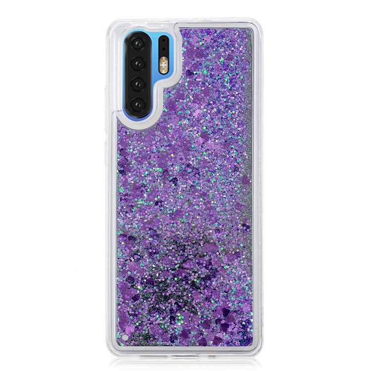 Quicksand Mirror Surface TPU Cover Shell for Huawei P30 Pro - Purple-2