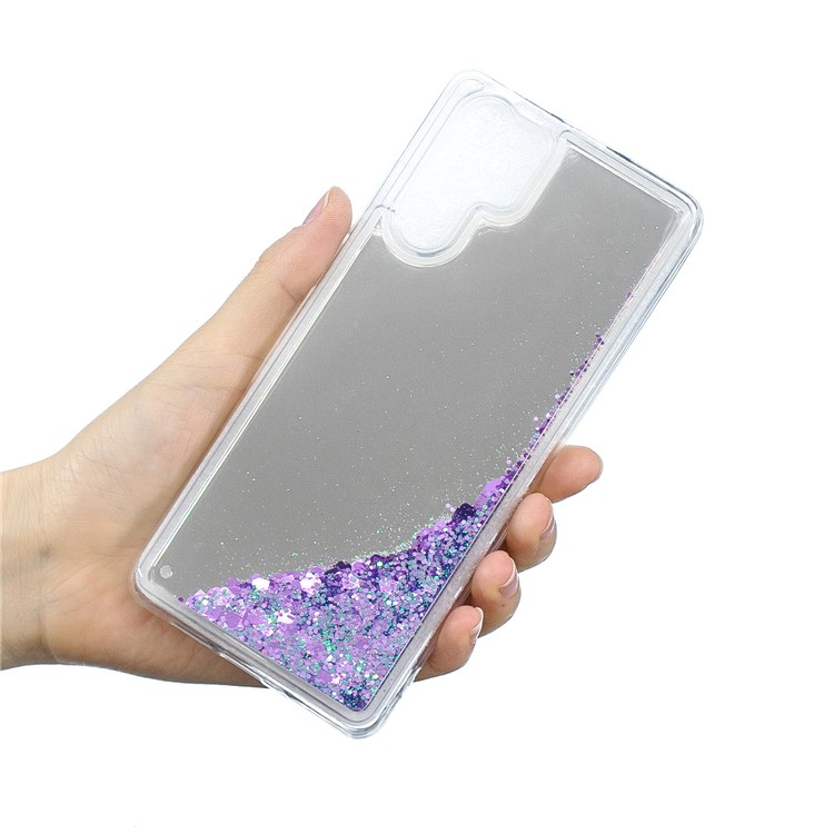 Quicksand Mirror Surface TPU Cover Shell for Huawei P30 Pro - Purple-5