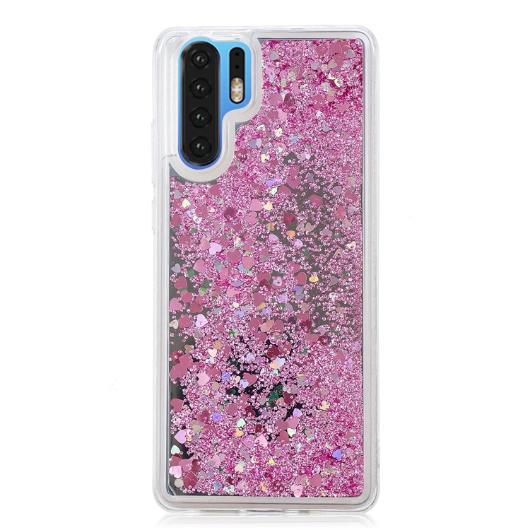 Quicksand Mirror Surface TPU Cover Shell for Huawei P30 Pro - Pink-2